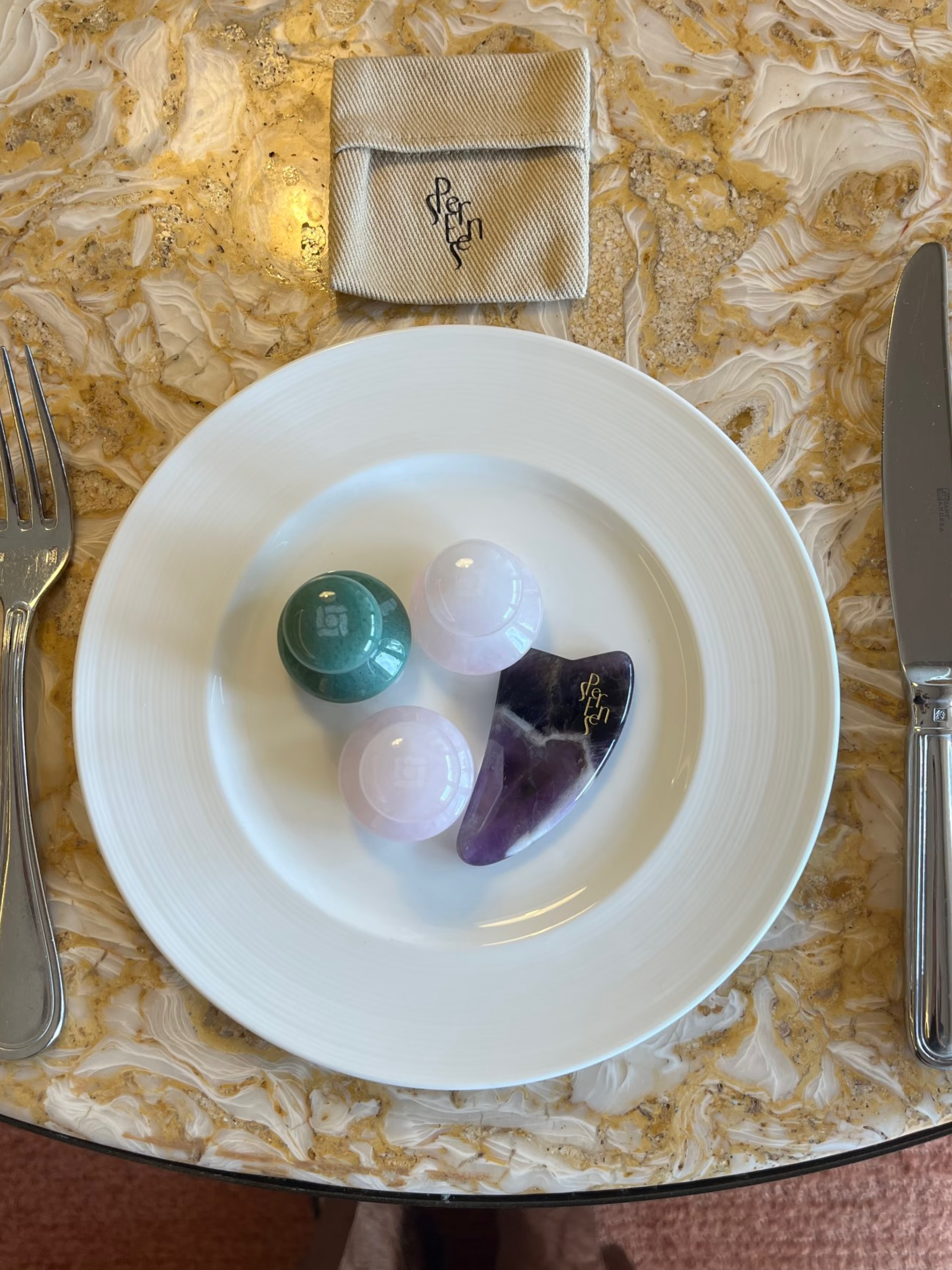 Mini Amethyst Gua Sha - Travel Size