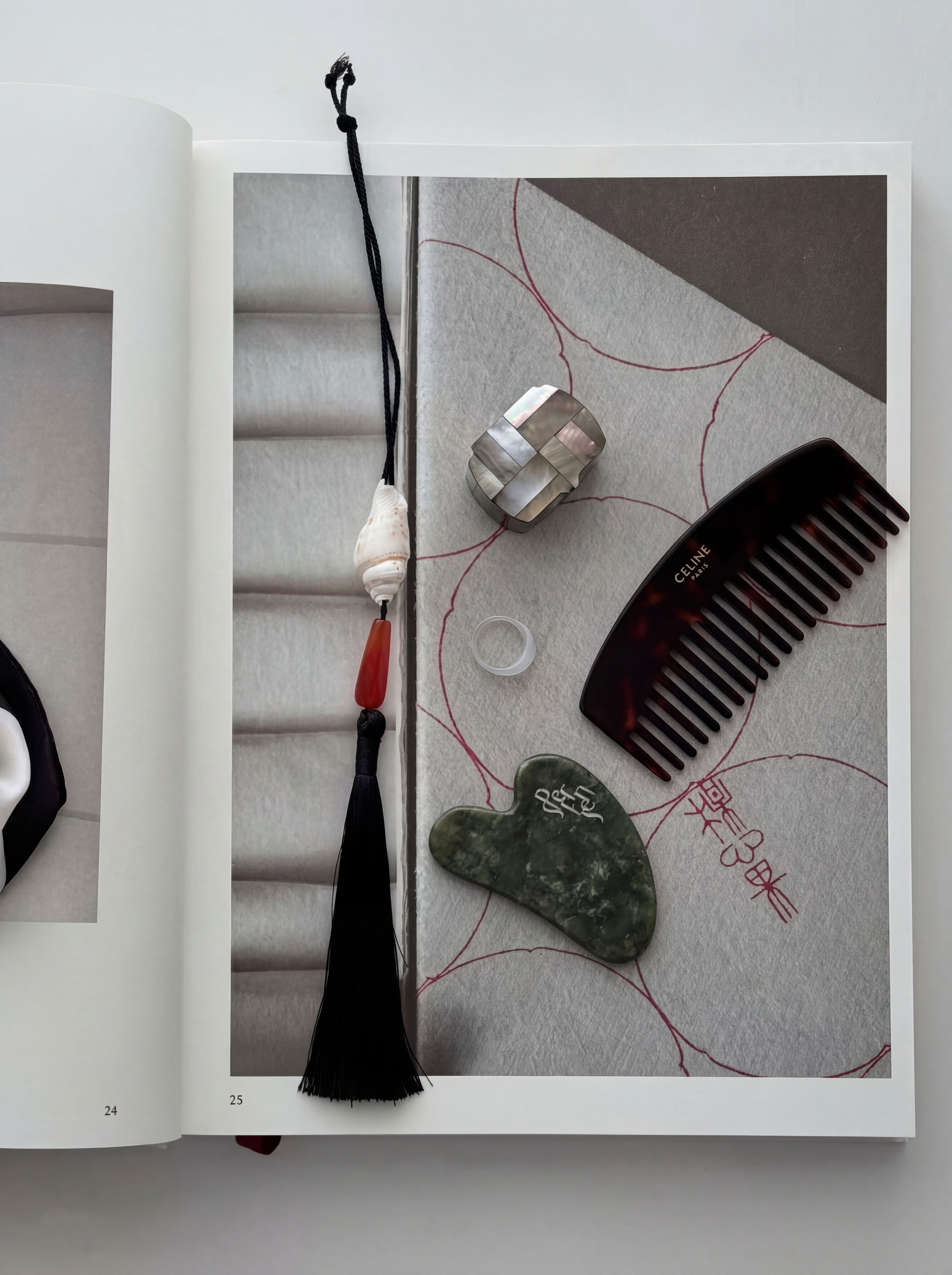 Serpentine Jade Gua Sha Tool - Heart Shape