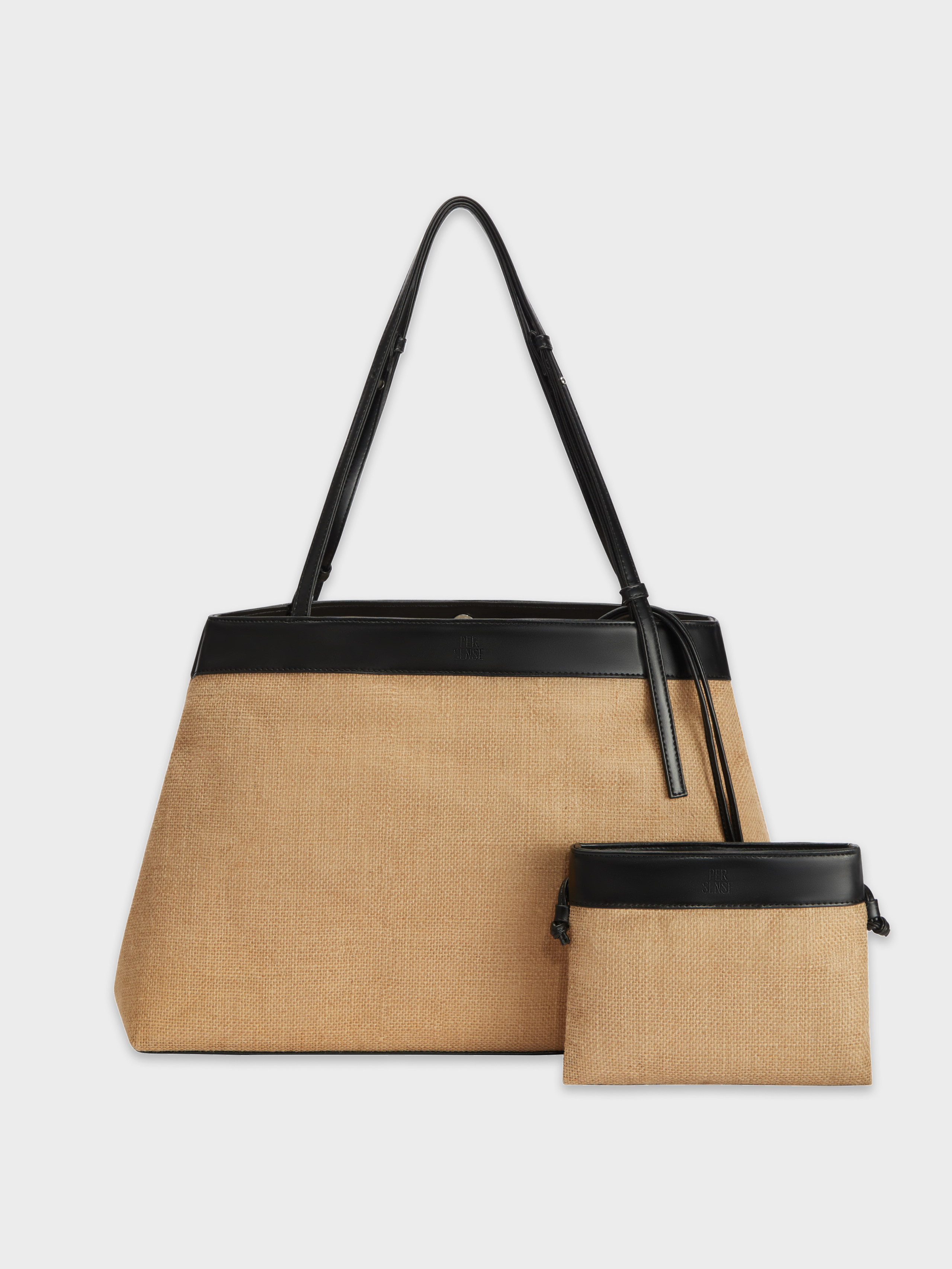 The Urban Jute Tote XL - Classic Black (Matte Edition)