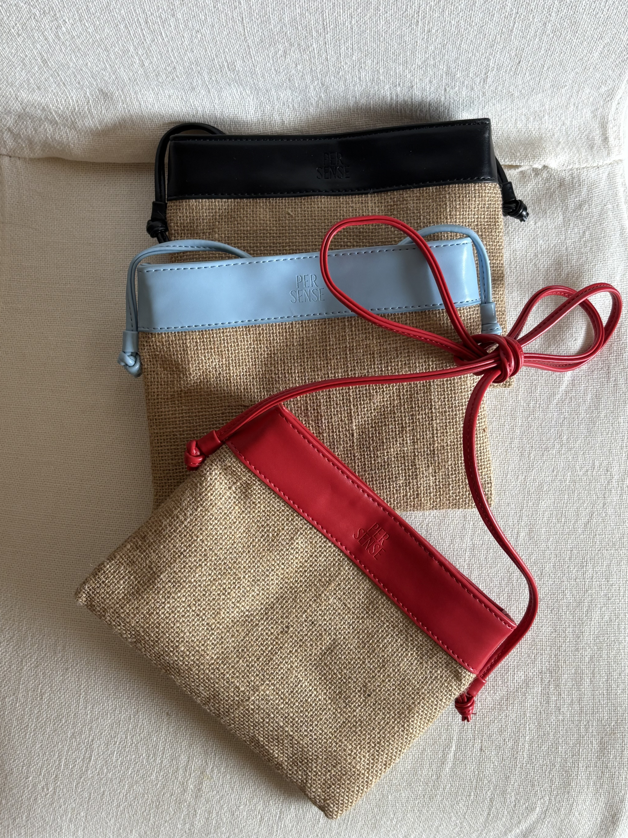 The Resort Jute Tote XL - Freshwater Blue (Glossy Edition)