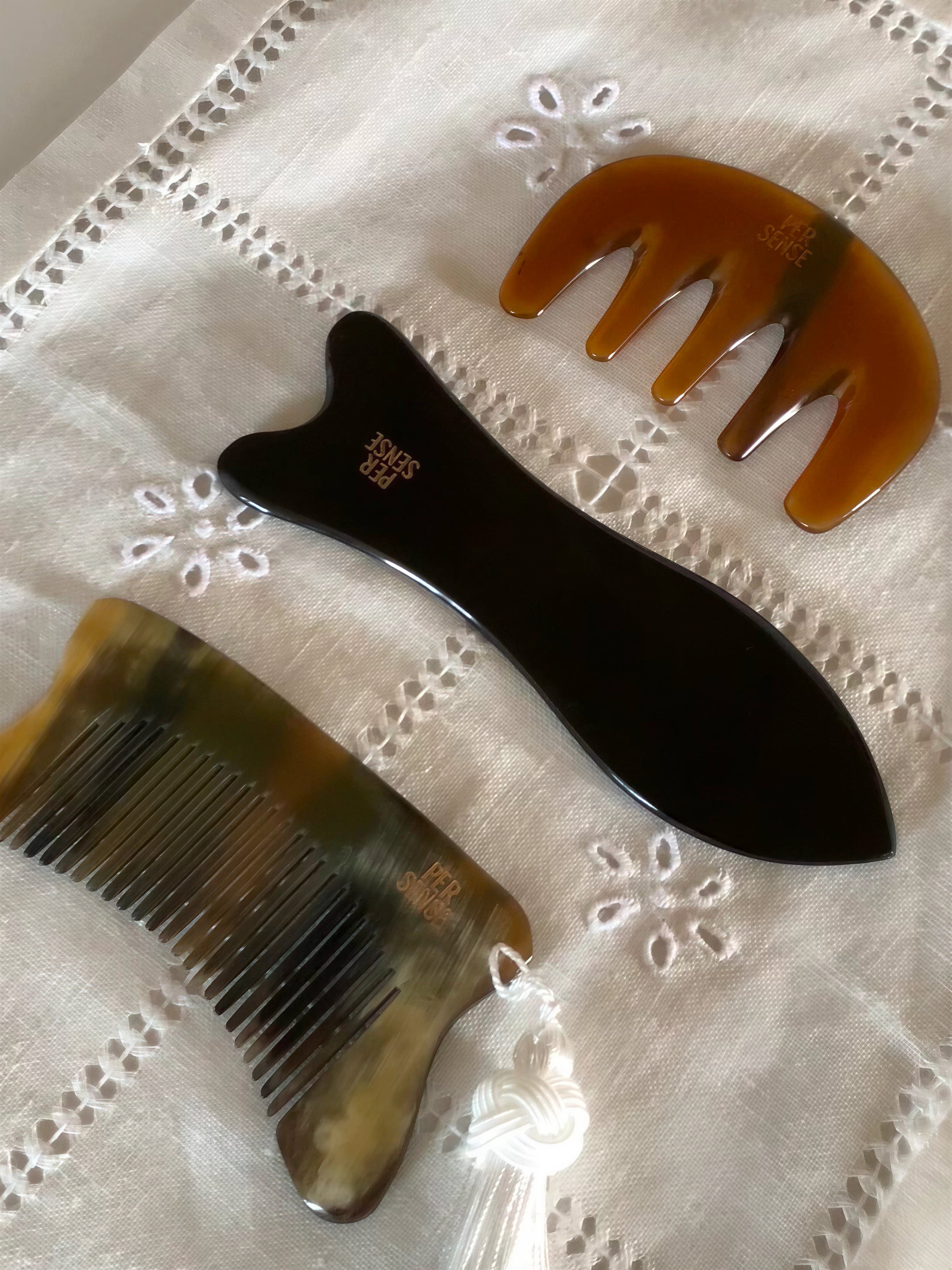 Large Black Horn Fish Massage Board