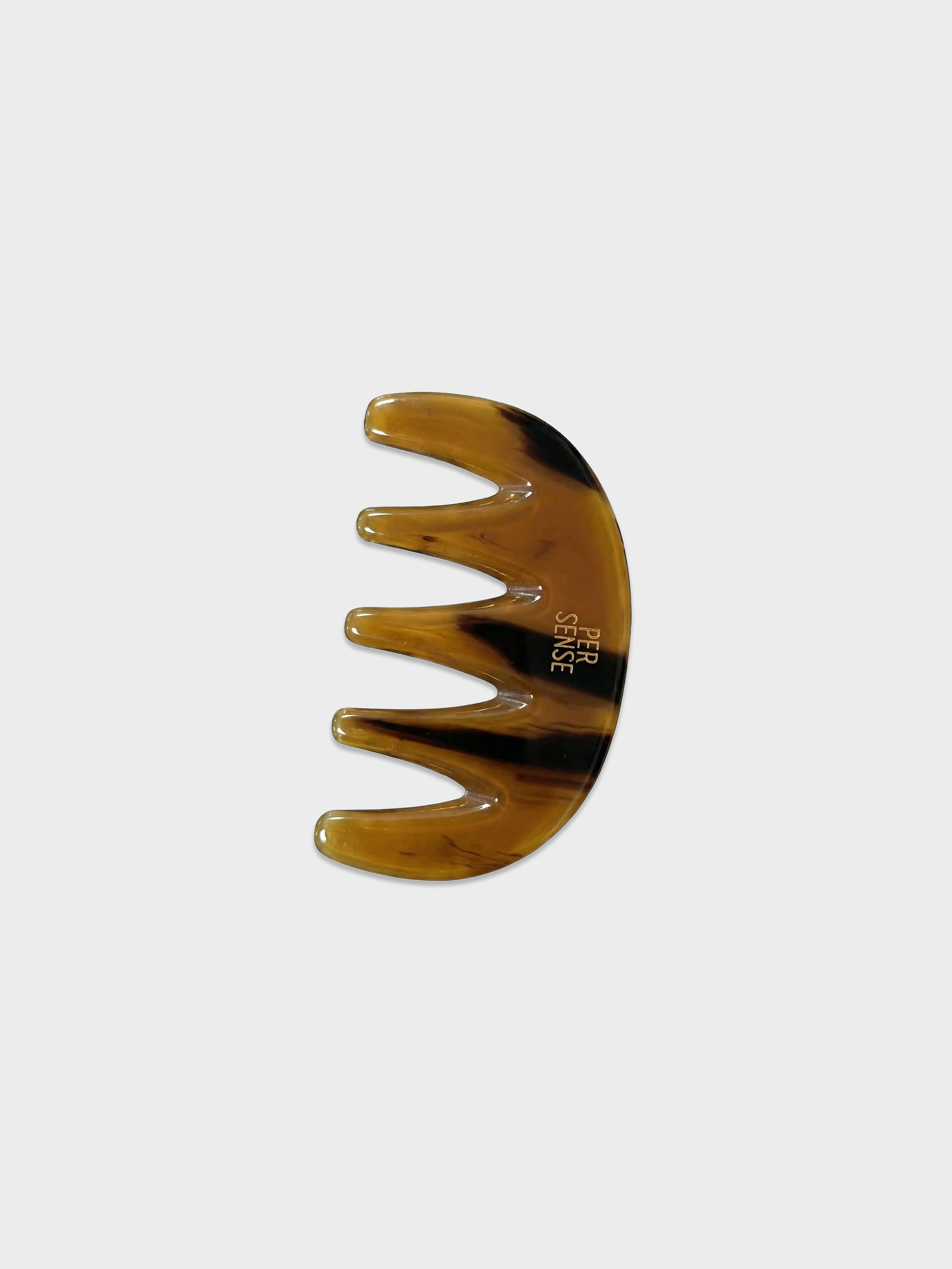 Multi-color Horn 5-Prong Scalp Massage Comb