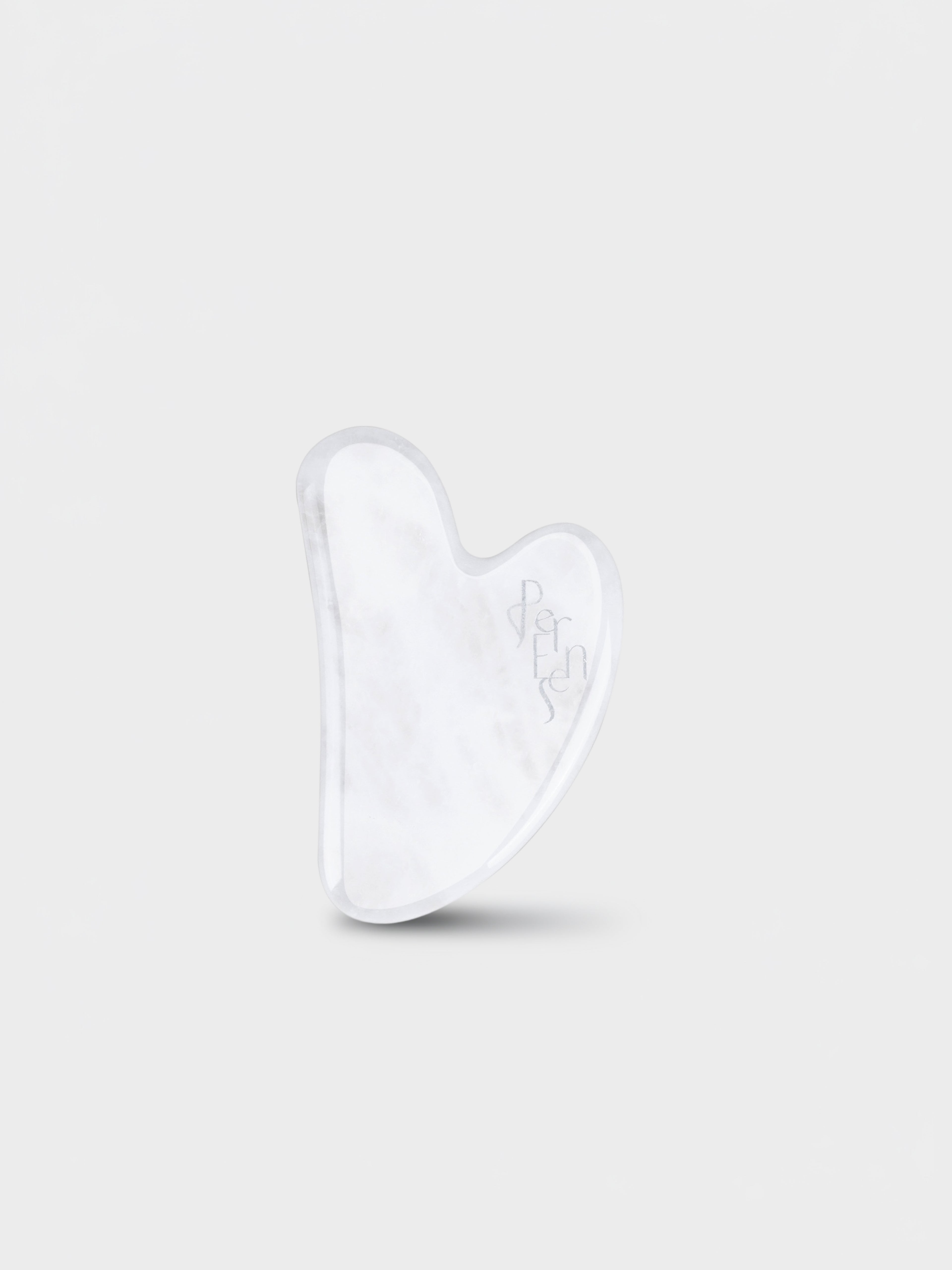 White Jade Gua Sha Tool - Heart Shape